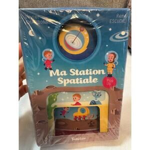 Ma Station Spatiale 2848019395 Olivier Charbonnel Pop Up Playset Diorama Book
